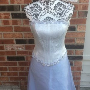 Betsy & Adam 2 Piece Corset Formal Dress